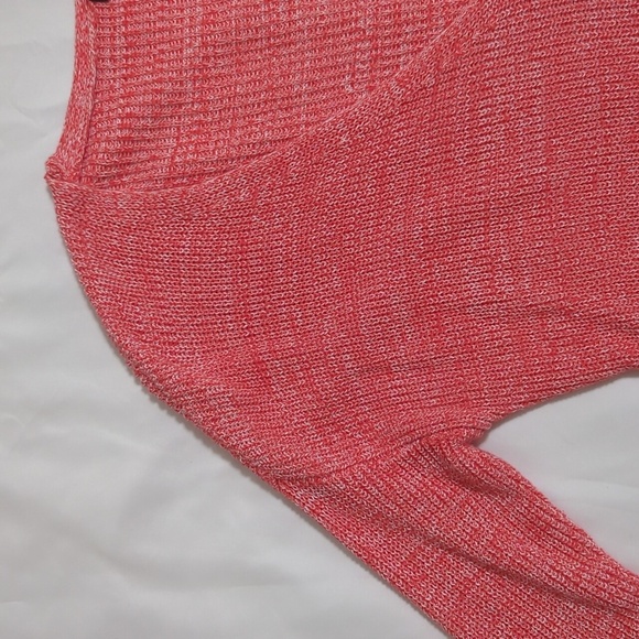 Express V-Neck Knit Tunic, Color Salmon Size XS-TP - Picture 4 of 15